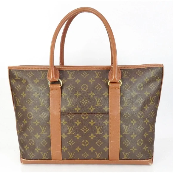 Louis Vuitton Brown and Tan Monogram Handbag - Picture 2 of 16